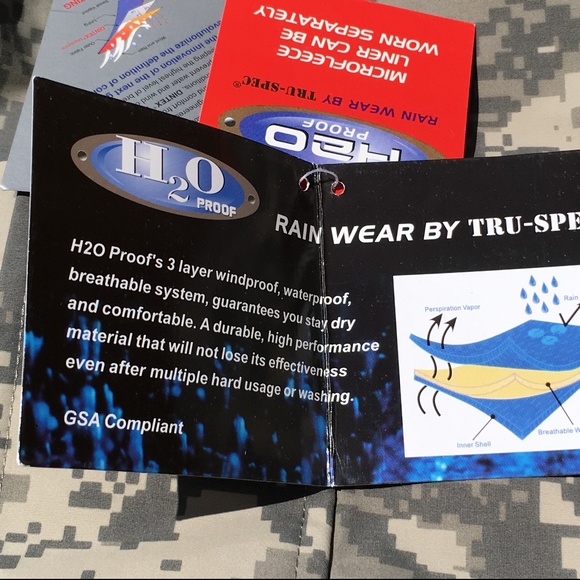 Tru-Spec H20 Proof Gen1 ECWCS Parka ACU Jacket - Picture 8 of 8